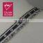 New fashion silver lurex eyelet tassel lace trim