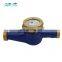 Brass body multijet dry dial type cold water meter