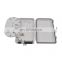 fiber optic distribution termination box with splitter wall pole mount