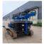 High efficiency hammer pile diver guardrail & installation screw pile machine driver