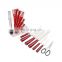 China supplier hollow handle 5pcs stainless steel chef knife set