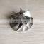 GT15-25 20G reverse 52.56/68.01mm  6+6 blades high performance turbo milling/aluminum 2618/billet compressor wheel