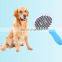 Eco-friendly ABS Pets Fur Remover Brush Tangles & Knots Anti-skip Handle Cats Dogs Grooming Slicker Brush