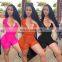2020 Summer Streetwear Sleeveless Bodycon Solid Sport Romper Overalls Jumpsuits For Women