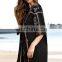 2019 Black Bohemian Embroidered Summer Beach Wear Cover-ups Cotton Tunic Women Sexy Mini Dress Swimsuit Cover Up Sarongs