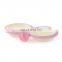 Candy color fixed anti-tipping and detachable cat dog food bowl single and double plastic pet hanging feeding bowl