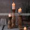 Wholesale vintage home decoration piece hotel custom cheap cement antique candle stand holders