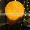 Creative gift decoration 3d moon light Rechargeable night light 3 Colors touch Control lamp lights