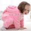 Baby Boy Girl Jumpsuit Winter Romper Coral Velvet Bear Polka Dots Clothes                        
                                                Quality Choice