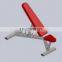 Gym equipment adjustable bench