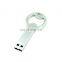 Metal key usb flash drive 2gb 4gb 8gb flash drive bottle  key memory sticker metal pen driver