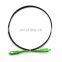 15meters SC APC Single Mode G657A Simplex Indoor FTTH Drop Cable Patch cord sc apc ftth patch cord