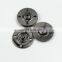Durable Flat Metal Invisible Round Coat Shirt Snap Buckle