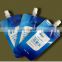 China supplier high quality 3 side seal bag drink water bag spout pouch