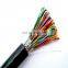 Black multi-core 50 pairs outdoor telephone cable multipair exterior cable
