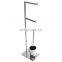 Towel Rack Nordic Pool Drying Holder Standing Metal 304 Stainless Steel Ladder Bath Storage Accessory Corner Bathroom Towel Rack