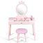 Kids vanity dressing table with mirror
