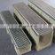 Resin concrete gutter rainwater drainage channel polymer concrete drainage channel