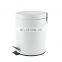 BSCI Factory embossed pedal bin free standing cleaning tool toilet brush two pieces set