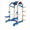 commercial adjustable squat stand multi function gym leg press hack squat machine barbell set weight lifting squat rack