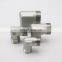 304 316 carbon steel Ss 90 Degree Elbow Unf Thread O-Ring Hydraulic Adapter M- to M- Thread Fitting