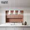 HUAYI Hot Selling E27 Dining Room Iron Aluminum Nordic Modern Pendant Light Chandelier