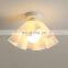 Nordic Simple Flower Chandelier Creative Restaurant Acrylic Ceiling Lamp Decor LED Light For Home Indoor