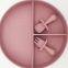 Silicone Baby Divided Plate Suction Feeding Plate Set