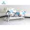 European Style Four Moveable Small Guardrail Five Function Electric Remote Control Hospital Bed for Clinic and Nursing Home Use