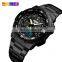 Skmei 1370 men digital watch stainless steel 5ATM waterproof custom logo men wrist sport watches