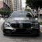 Body Kit Auto Parts U KISS Front Bumper Full Set For Benz C Class W 205 Upgrade C63 AMG Flat-angle Body Kits With Grille Fenders