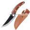 6 Inch Forged Pattern Viking Stainless Steel Professional Small Kitchen Fillet Knife Sheath Outdoor Butcher Cleaver Boning Knife