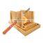 Bread Slicer Cutting Guide Organic Bamboo Bread Cutter With Knife For Homemade Bread