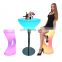 LED chair /Unique rechargeable outdoor led other bar commercial table party other bar furniture for event night club