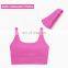 Custom Women Ribber Fabric Sport Set Girls Yoga Gymwear Wholesale Workout Set Fitness clothing