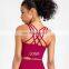 New Hot Selling Woman Active Wear Sexy Straps Yoga Sport Bra Top Running Training Girl Fitness Yoga Bra Gym Sports Clothing