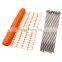 2020 High quality 80g orange color removable plastic barrier fence mesh for traffic warning