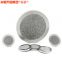 Hengko 0.1 to 90μ M Sintered Porous Metal Powder 316L Stainless Steel Filter Disc