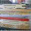Full poplar curved or flat wooden bed slat with paper