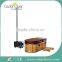 Portable wooden 2 person spa outdoor hot tub/bathtub