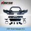 4x4 SUV jeep wrangler front bumper,10th anniversary front guard for Wrangler 2007-2015JK with black color and steel material