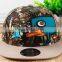 New Arrival Funny Cute Image Embroidery Flat Brim Children Kids Snapback
