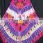 Romantic pink & purpal Dress long maxi dress New Style Umbrella Hand Printed Sundress for Women Beach summer dresses