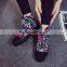 Wholesale casual shoes for women,new women canvas shoes 2015 graffiti pattern