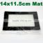 Ecigarette vapor wax concentrates silicone mat with custom printing heat proof silicone dry herb mat silicone slick pad