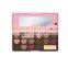 Romantic design beauty cosmetic high pigmented eyeshadow palette