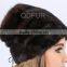 QD80609 Woman Whole Mink Fur Black Brown Hat  China Wholesale