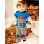 Cartoon long sleeve O-neck 100% cotton baby casual and plain t shirt wholesale China free shipping (Ulik-T02)