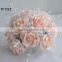 Heart shape artificial rose flower PE foam rose, silk rose for wedding in hot sale