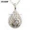 Yujinfu 925 silver Pendant with micro pave czs 925 Pendant sterling silver with white cz stone